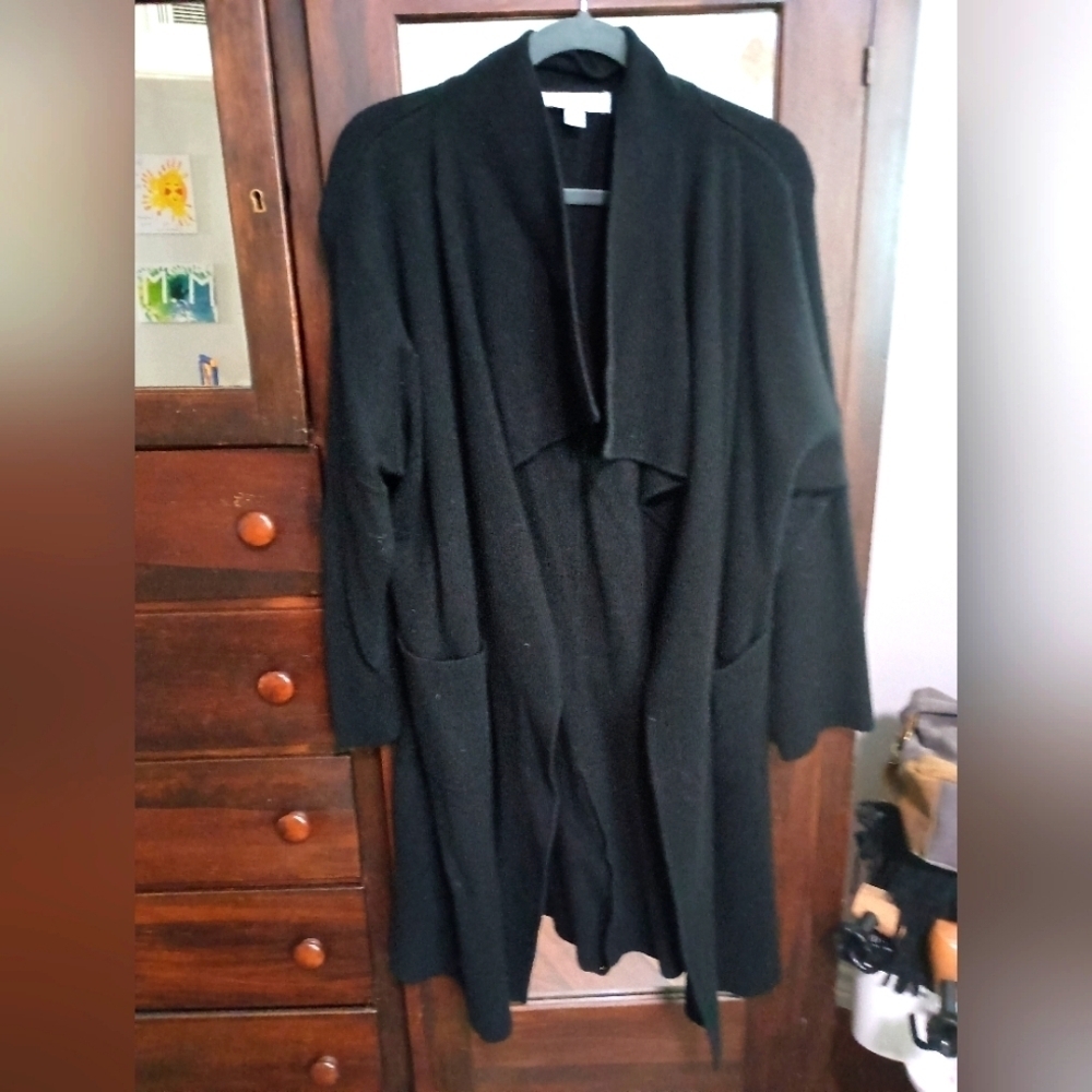 Magaschoni Long Black Sweater_Large - Picture 1 of 6